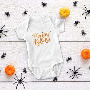 Body Para Bebê Halloween Meu Primeiro Bu!
