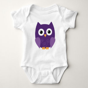Body Para Bebê Halloween Owl T-shirts