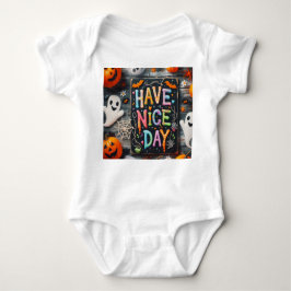 Body Para Bebê Halloween print