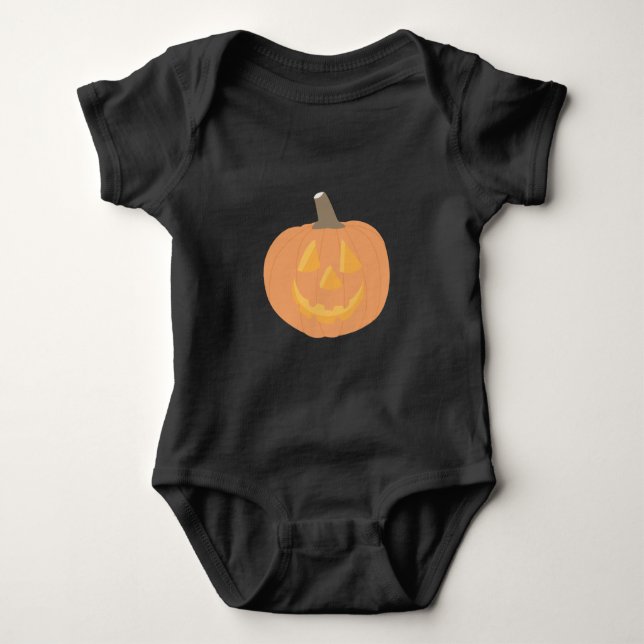 Body Para Bebê Halloween Pumpkin (Frente)