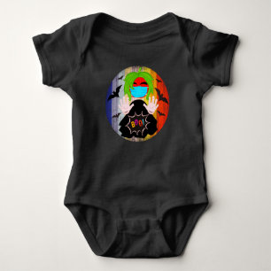 BODY PARA BEBÊ HALLOWEEN PUMPKIN BOO