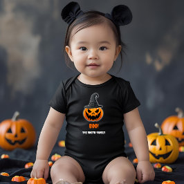 Body Para Bebê Halloween Pumpkin "BOO!" - Nome Personalizado