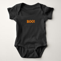 Halloween Scary Boo! Olhos negros, laranja, engraç