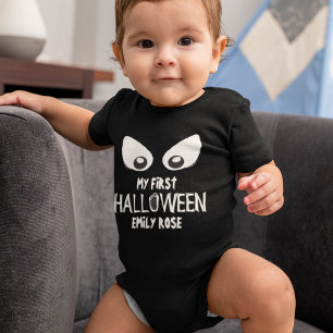 Body Para Bebê Halloween Spooky assustador Cute Ghost Eyes Baby