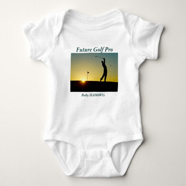 Body Para Bebê HAMBWG - Futuro Golf Pro - T-Shirt (Frente)