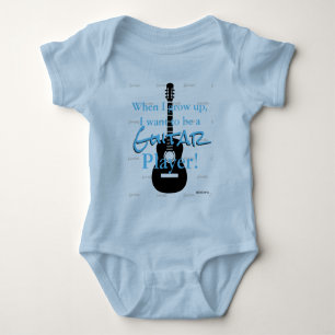 Body Para Bebê HAMbyWG - Romper, T-shirt, Snap T - Tema do Violão