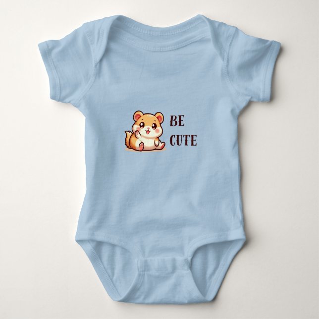 Body Para Bebê Hamster - Be Cute (Frente)