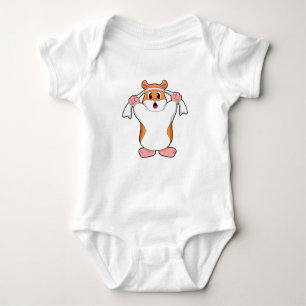 Body Para Bebê Hamster com Toalha