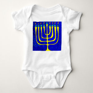 Body Para Bebê Hanukkah
