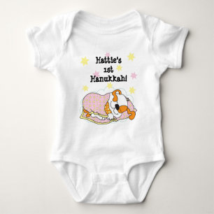 Body Para Bebê Hanukkah Baby Body Suit/dog/Pink