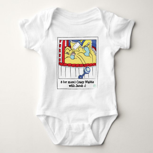 Body Para Bebê Hanukkah Baby Jersey (Frente)