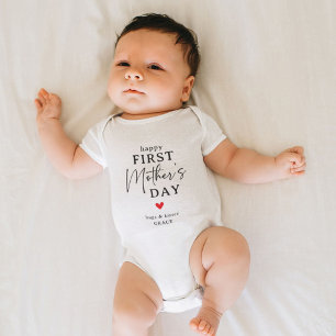 Body Para Bebê Happy First Dia de as mães Keepsaoket