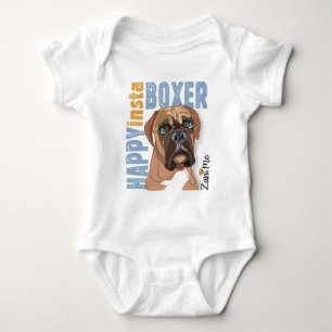 Body Para Bebê Happy Insta Boxer - Zani Mo Dog