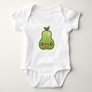 Body Para Bebê Happy Kawaii Pear