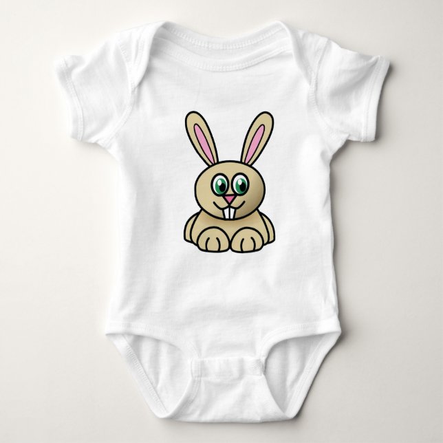 Body Para Bebê Happy Little Bunny (Frente)