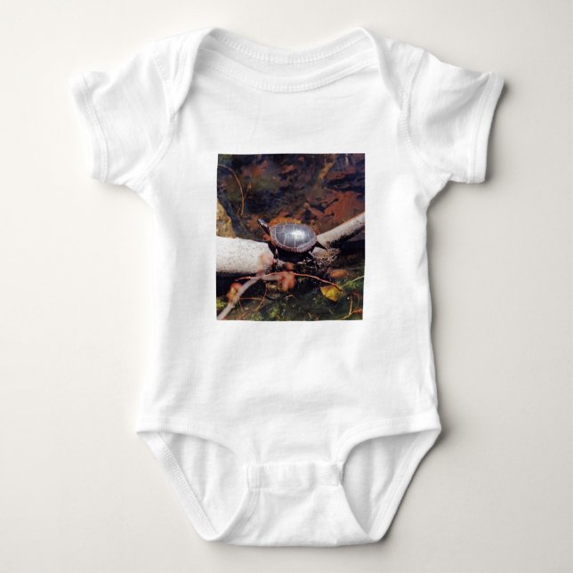 Body Para Bebê Happy Turtle (Frente)