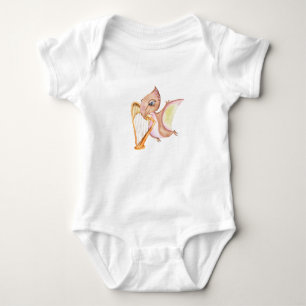 Body Para Bebê Harp Jogando Dinossauro