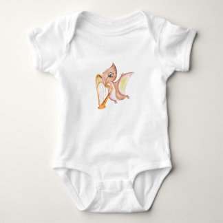 Body Para Bebê Harp Jogando Dinossauro
