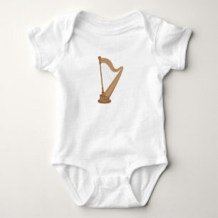Body Para Bebê Harpa em pé