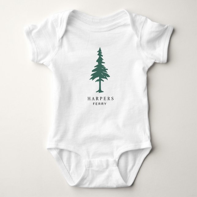 Body Para Bebê Harpers Ferry Baby Onsie (Frente)