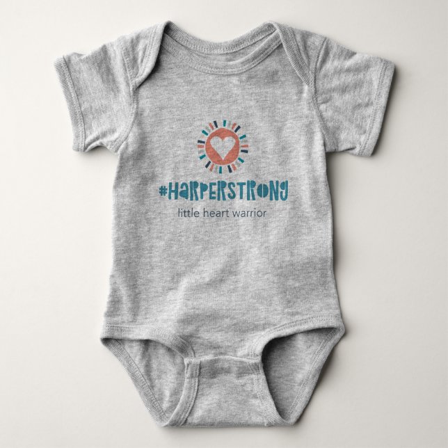 Body Para Bebê HarperStrong (Frente)