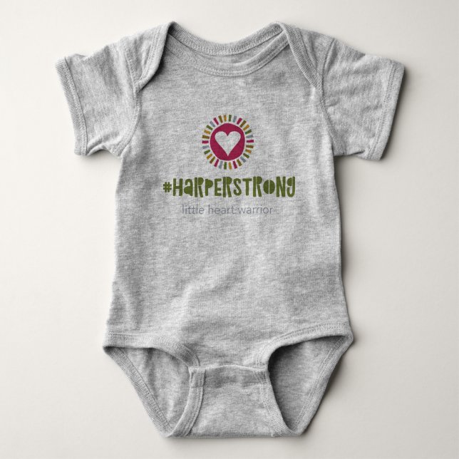 Body Para Bebê HarperStrong (Frente)