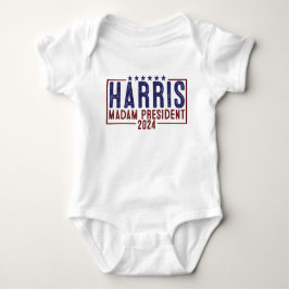 Body Para Bebê Harris Senhora Presidente 2024
