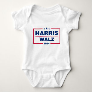 Body Para Bebê Harris Walz 2024 Kamala Harris Tim Walz Eleição