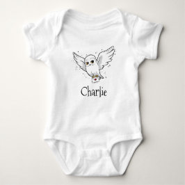 Body Para Bebê Harry Potter | Coruja Hedwig Personalizada