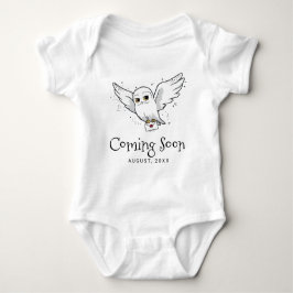 Body Para Bebê Harry Potter | Hedwig Baby Announcement