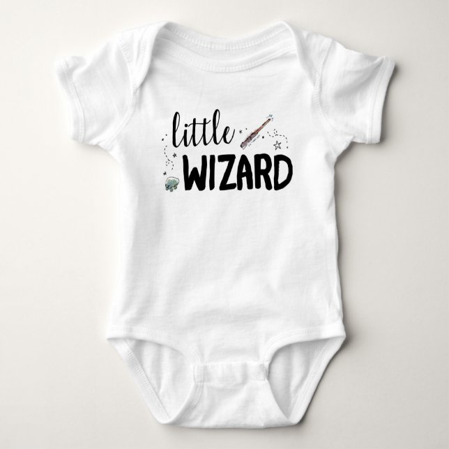 Body Para Bebê Harry Potter | Pequeno Assistente (Frente)
