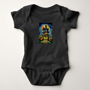 Body Para Bebê Haunted Hollow & Moon