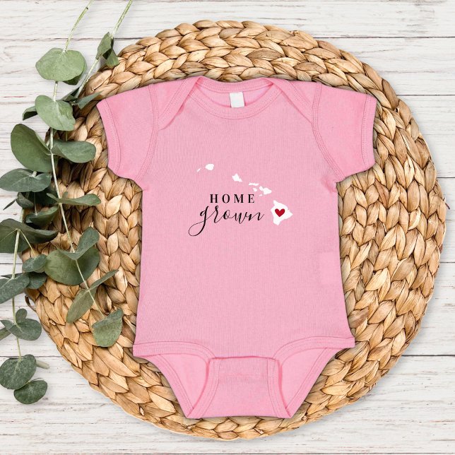 Body Para Bebê Hawaii Home Grown State Tee (Criador carregado)