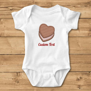 Body Para Bebê Heart Biscuit
