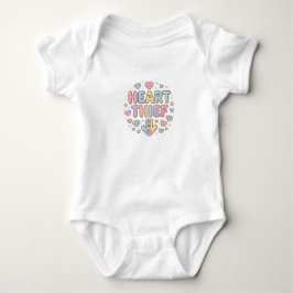 Body Para Bebê "Heart Thief" Bodysuit Fofinho para Bebê - Doce Di