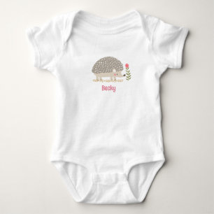 Body Para Bebê Hedgie Feliz 