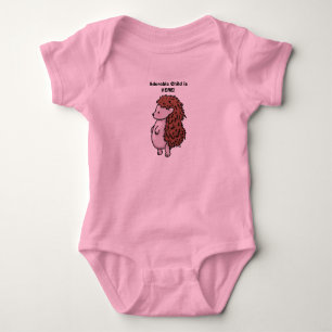 Body Para Bebê Hegdity Hedgehog Baby One-sey T Shirt