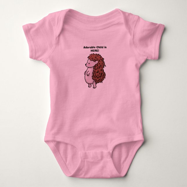 Body Para Bebê Hegdity Hedgehog Baby One-sey T Shirt (Frente)