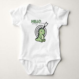 Body Para Bebê Hello Baby Dino