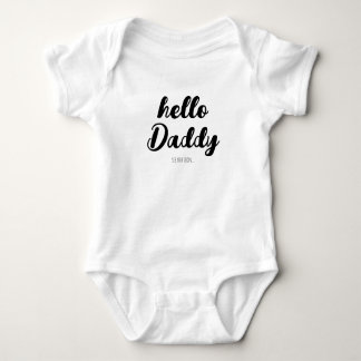 Body Para Bebê Hello Daddy Pregnancy Announcement for dad