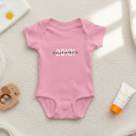 Body Para Bebê Hello Summer 2026 Personalized Bodysuit for Babies