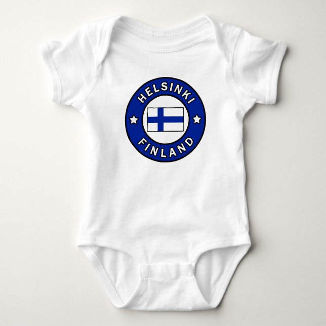 Body Para Bebê Helsínquia Finlândia (Frente)