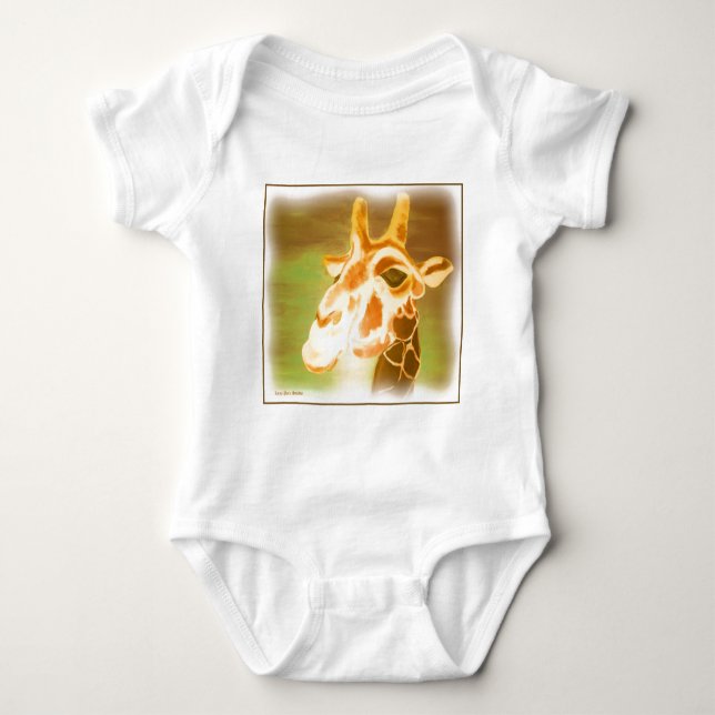 Body Para Bebê Henri Giraffe (Frente)