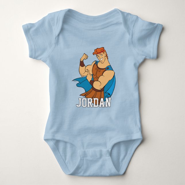 Body Para Bebê Hercules Bicep Flex Baby Bodysuit (Frente)