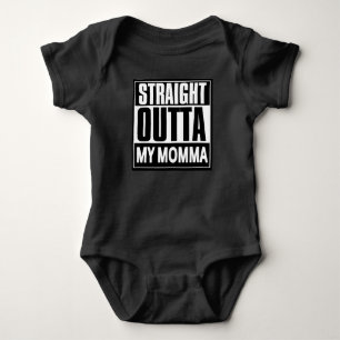 Body Para Bebê Hetero Fora Da Minha Atitude De Mãe Compton