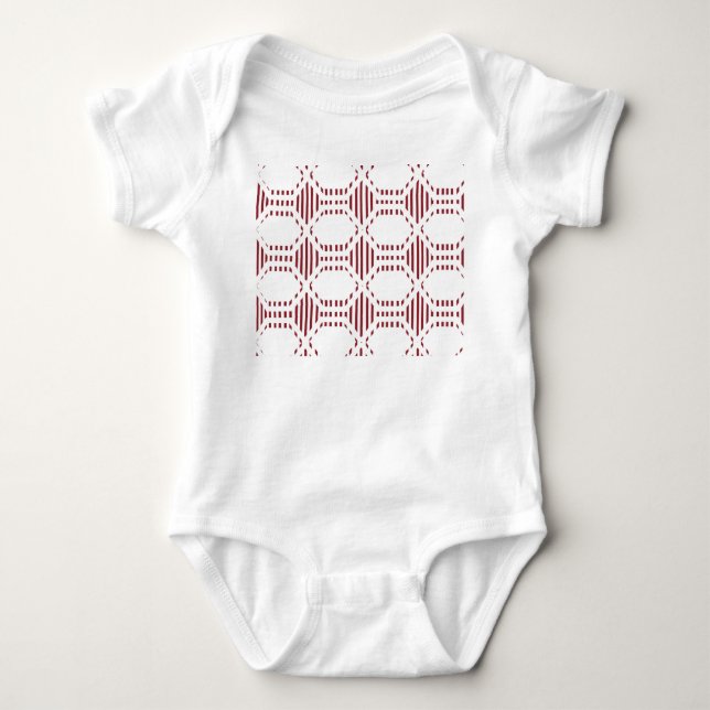 Body Para Bebê Hexágonos Vinculados (Frente)