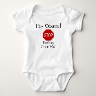 Body Para Bebê Hey Obama! Pare de roubar de mim!