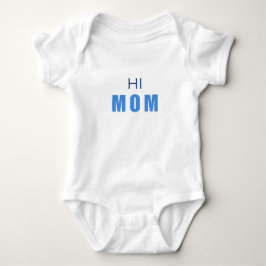 Body Para Bebê Hi Mom Baby Boy Bodysuit