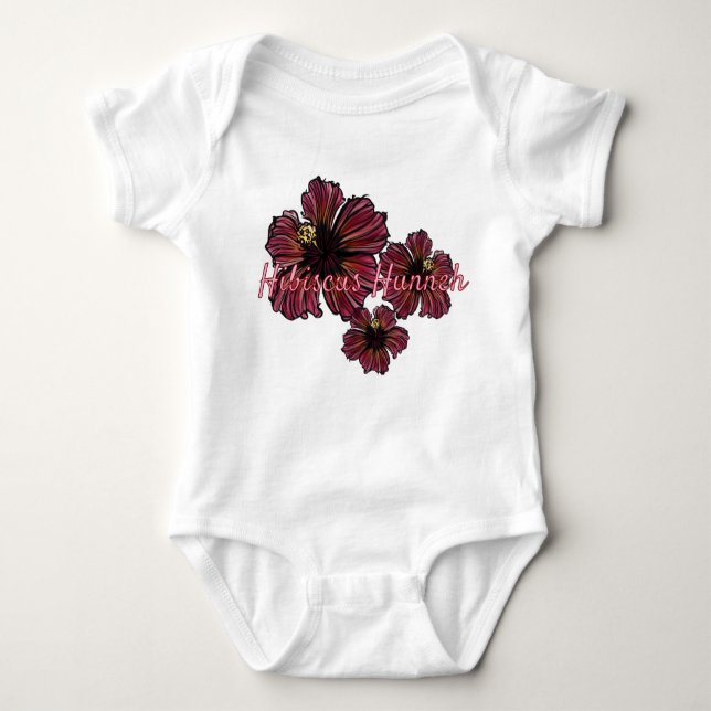 Body Para Bebê Hibiscus Honey Baby (Frente)