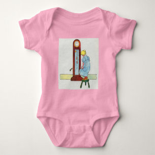 Body Para Bebê Hickory Dickory Dock Rima Infantil da Mamãe Gansa
